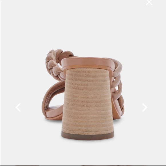 NEW Dolce Vita Pipin Heel - Cafe Embossed Leather 7.5 - Picture 9 of 10